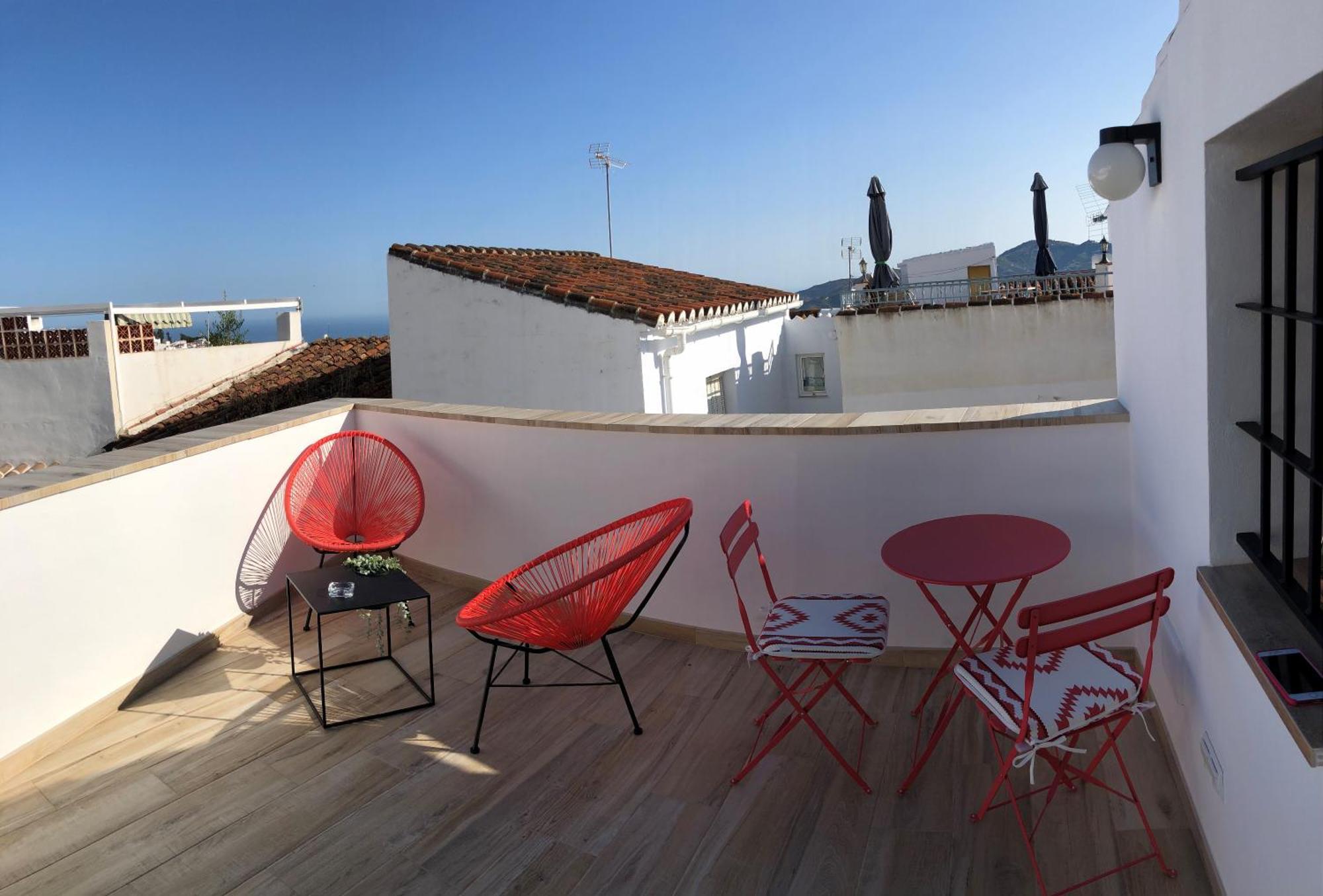 Vila Cerezo'S House - Terrace & Jacuzzi Frigiliana Exteriér fotografie